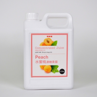 水蜜桃濃糖果露 2.5KG