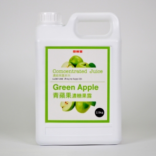 青蘋果濃糖果露 2.5KG