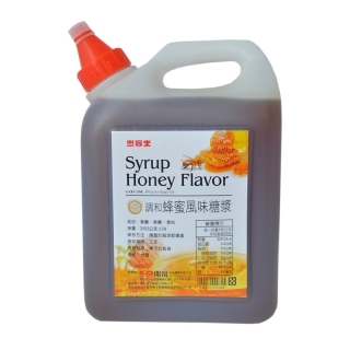 調和蜂蜜風味糖漿 (紅蓋) 3KG - 整箱10入